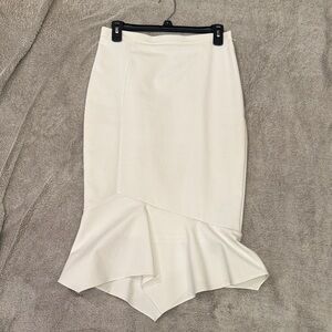 Marciano Ivory Asymmetrical Skirt